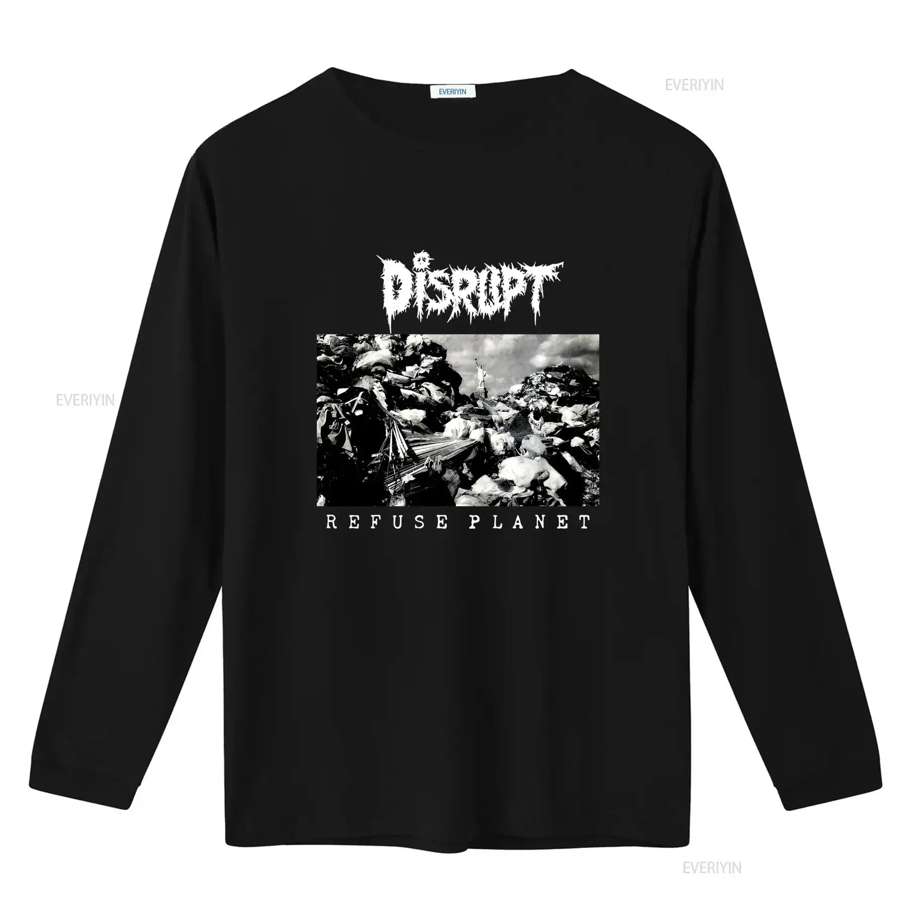 Disrupt Refuse Planet Crust D Beat Punk Merch T Shirt Bold Design for Rebellious Style vintage Washed Unisex