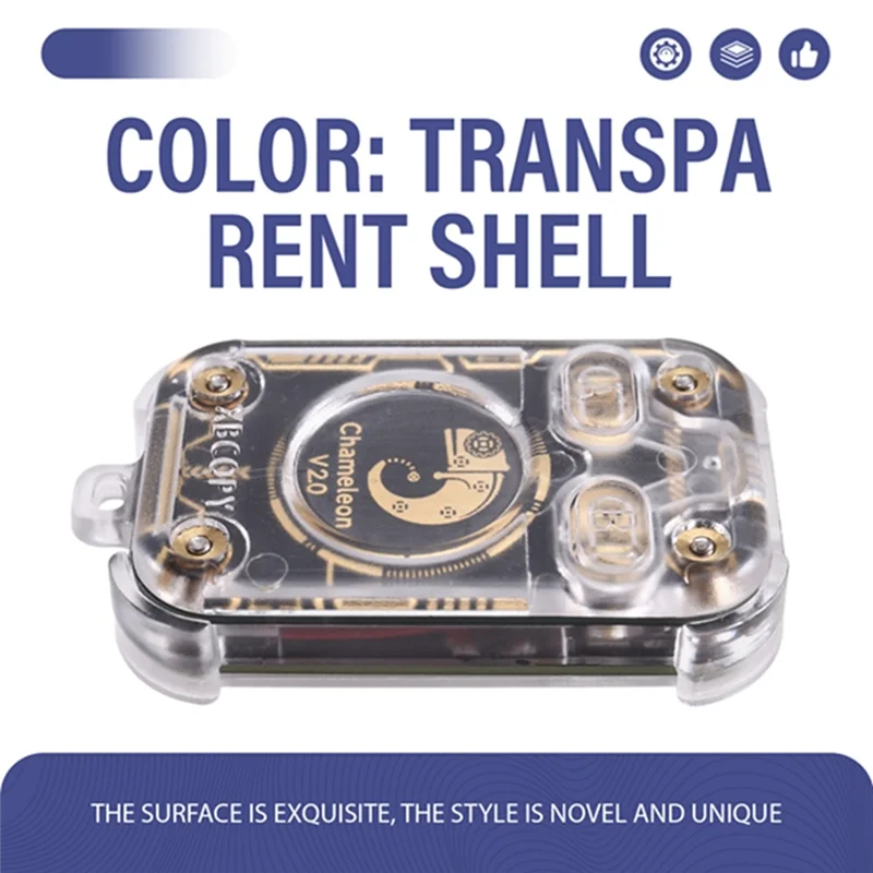 Chameleon Ultra+ 2XUID Keychain RFID Smart Chip Reader Emulator Chameleon V2.0 NFC Duplicator 125K 13.56Mhz Card Decoding