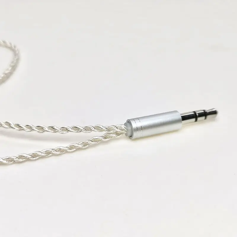Custom 3.5mm To MMCX 96-Core Silver-Plated Earphone Cable Lossless Universal Short Upgrade Cable