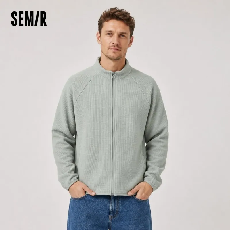 Semir Fleece Jacket Unisex 2025 Autumn Winter New Stand Collar Fleece Warm Liner Men's & Women's Clothing