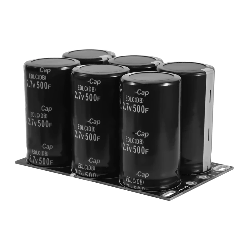 

Farad Capacitor 2.7V 500F With Protective Plate Capacitors