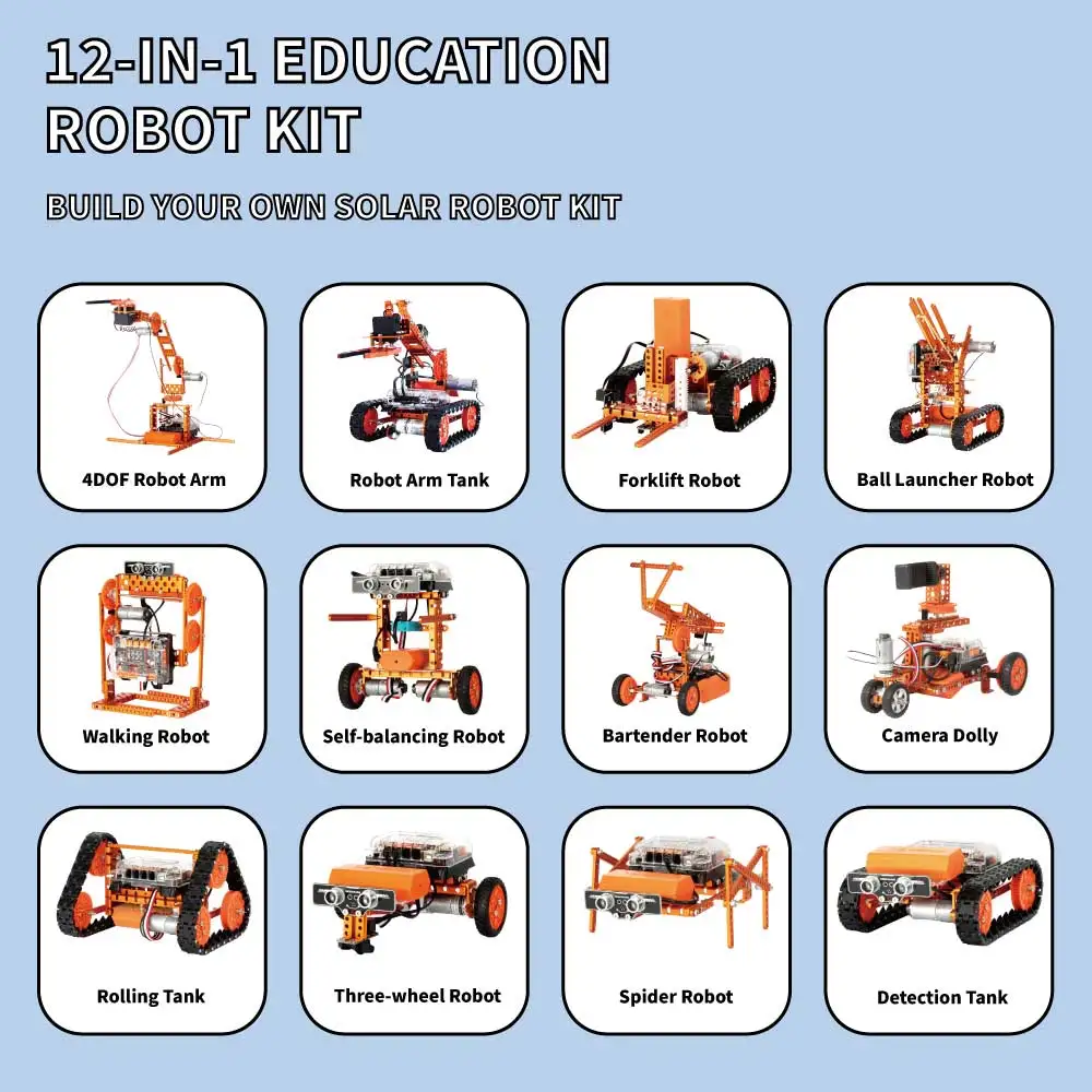 Advanced Multi-model Diy Programmable Robotics Kit Stem Training Centers Institutions Educational Diy Science Project Kit