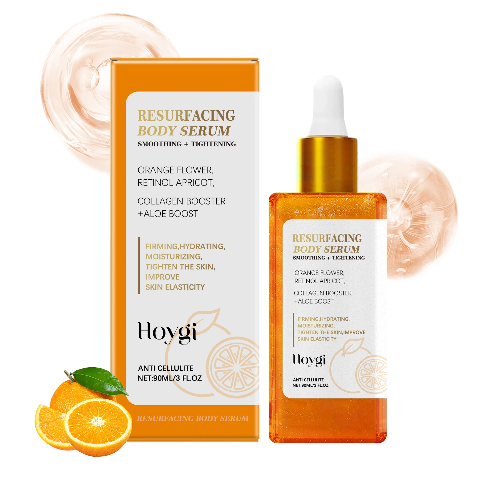 

Resurfacing Body Serum - Anti-Cellulite Treatment with Retinol & Orange Flower - Firming + Smoothing Serum