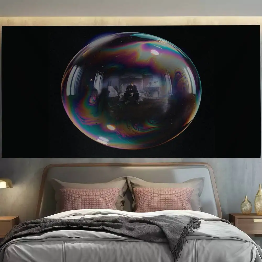 

E FINITA LA PACE M-Marracash Flag Decoration Outdoor Picnic Party Home Camping Party Art Hanging Banner