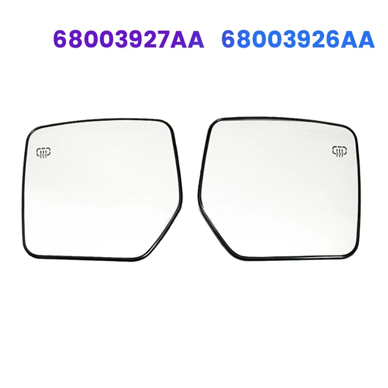 

Car Side Wing Mirror Glass With Heated 68003927AA 68003926AA For Jeep Liberty Dodge Nitro Rear View Mirror Lens Replacement