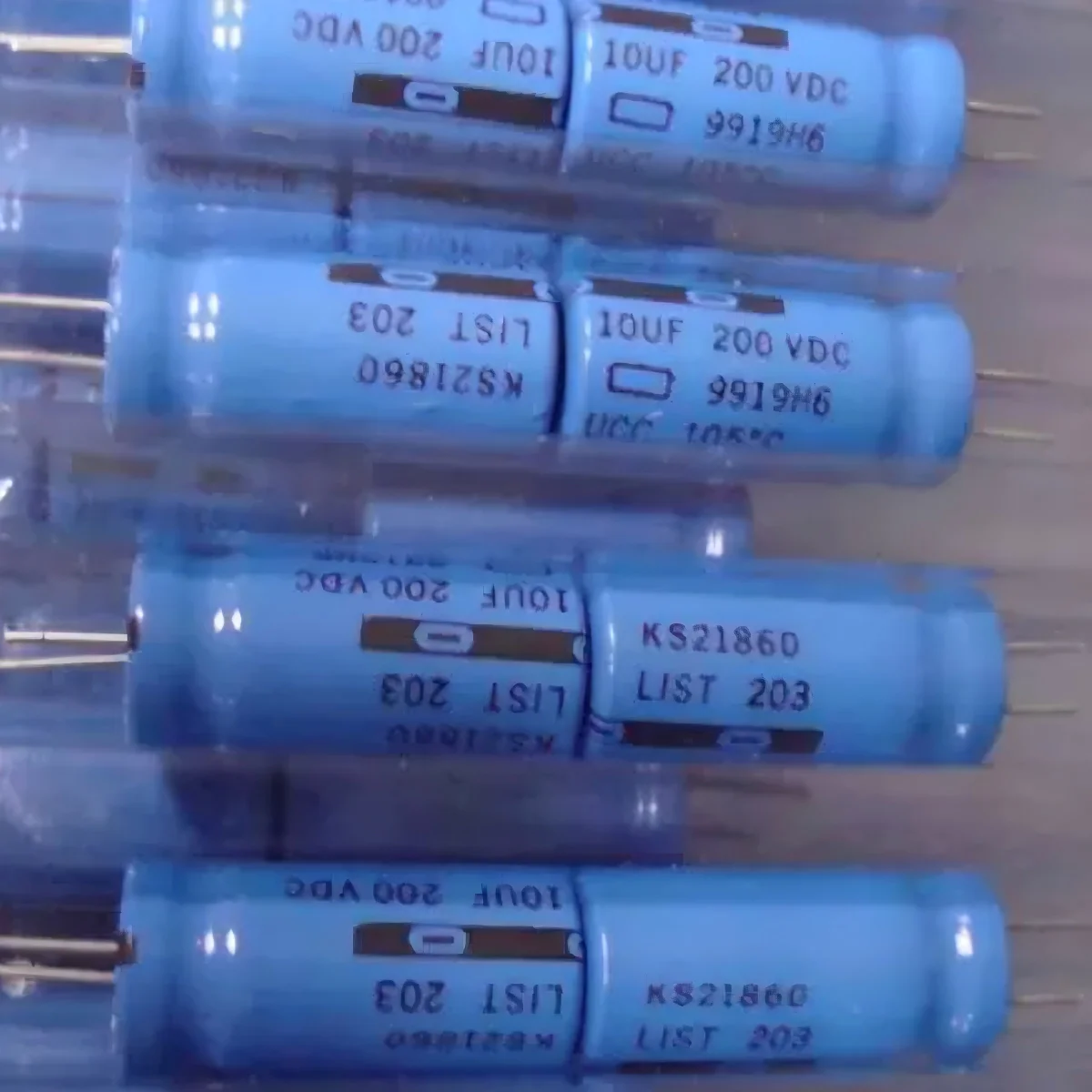 KS2186D 10UF 200V LIST 150V high-end audio electrolytic capacitor, brand new and original.