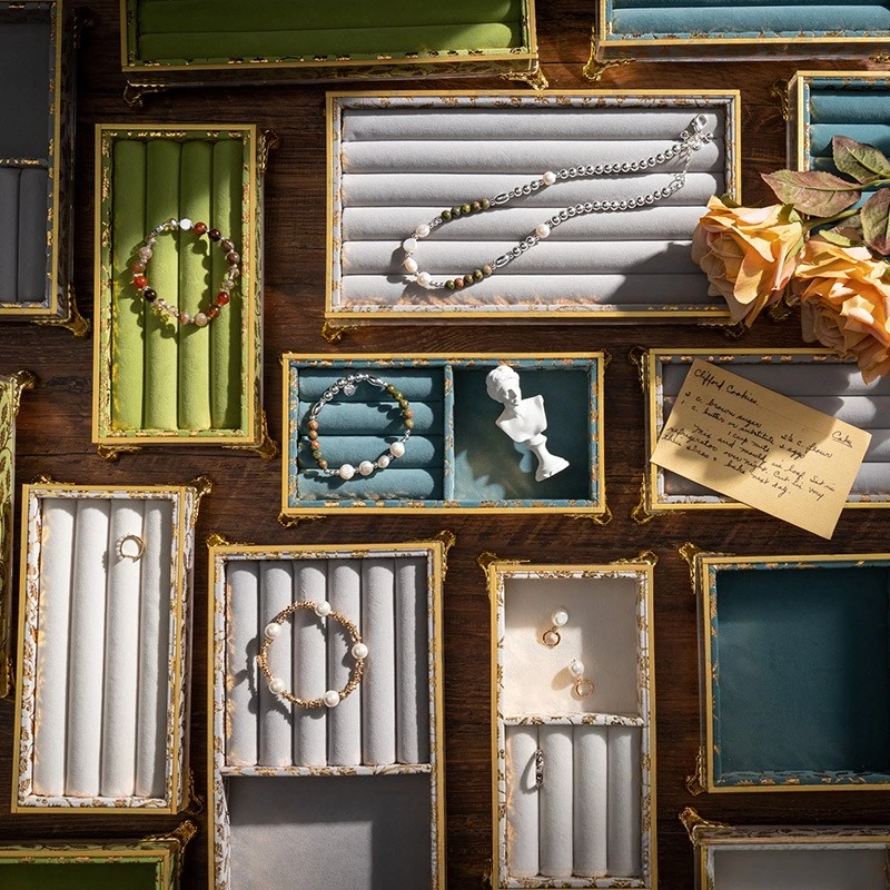 

1pcs Jewelry Storage Display Box - Chain Watch Ring Holder, Suitable for Earrings Necklaces, Decorative Gift Storage Box