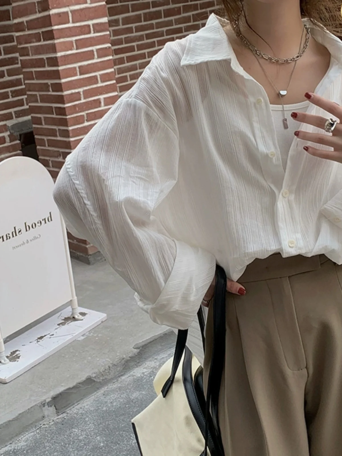 

Женская свободная длинная хлопковая защита от солнца irt, прозрачный дизайн, удобная легкая дышащая летняя верхняя одежда