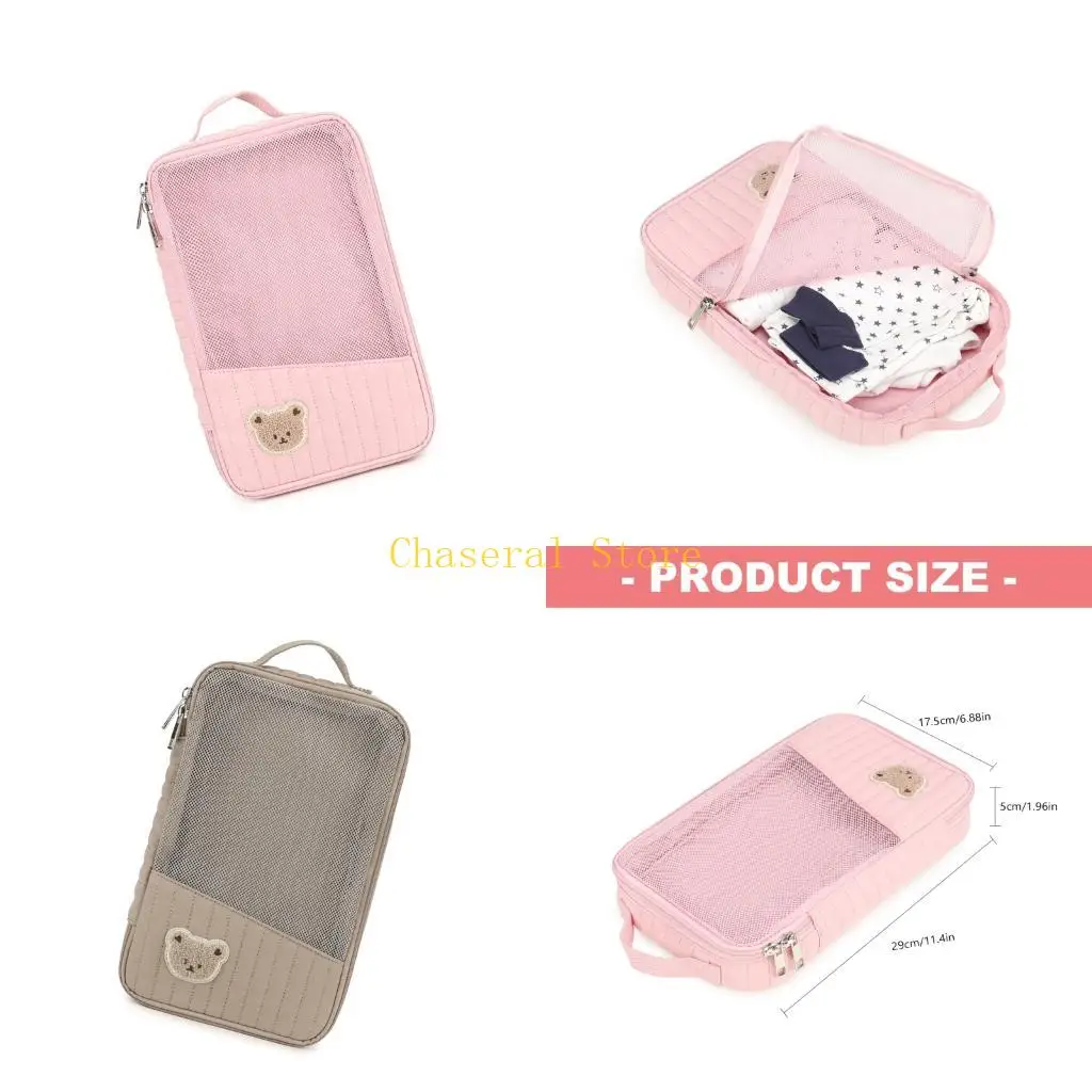 E7CE Lightweight Diaper Bag For Travel Mother Baby Gear Cotton Bag