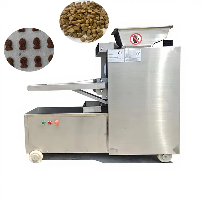 Automatic Low Temperature Biscuit Small Dry Dog Food Making Machine 50-80kg/h 2.2kw Healthy Pet Food Making Processing Machines