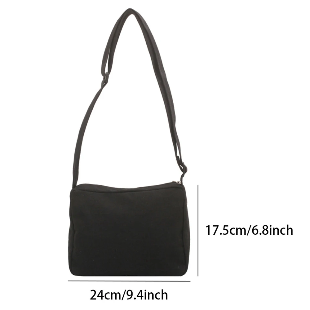 Large-Capacity Shoulder Bag 2024 New Women\'s Fashion Simple Commuter Messenger Tote Black Purses and Handbags Student bag