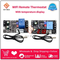 Wifi controle remoto termostato de alta precisão módulo controlador temperatura refrigeração e aquecimento app coleção temperatura XY-WFT1 wftx