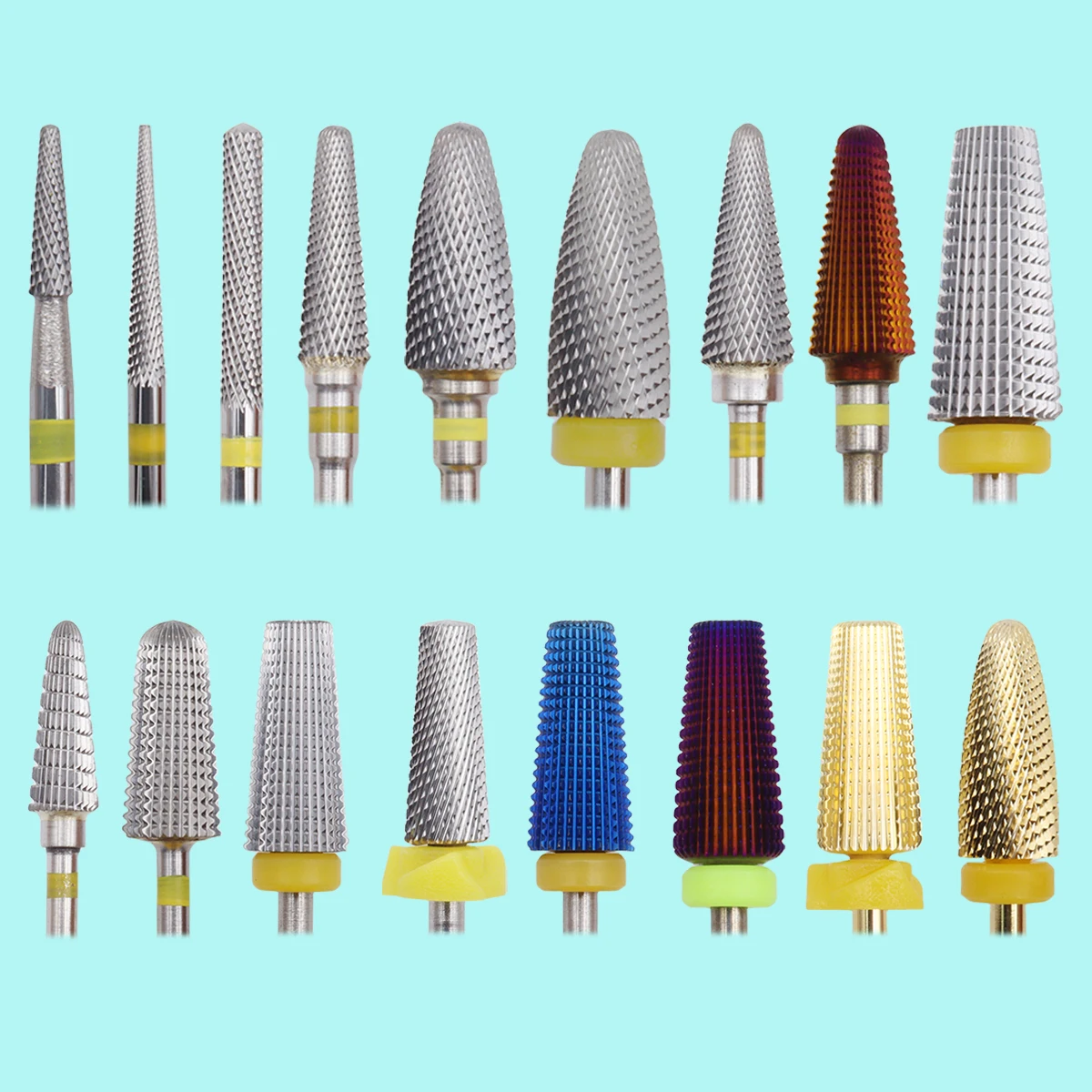 

Cone Shape Bits Carbide Nail Drill Bits With Cut Drills Carbide Milling Cutter Manicure Remove Gel Nails Accessories