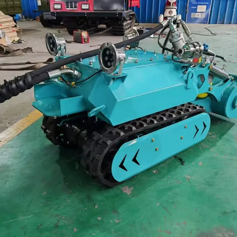 Tracked Sewer Crawler Sludge High Removal Pond Dredge Pipeline Control Integrated Underwater Dredging Cleaning Robot