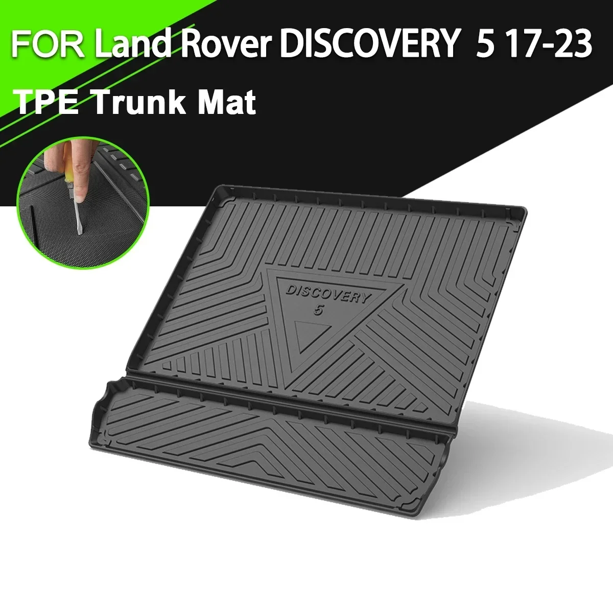 

Car Rear Trunk Cover Mat TPE Waterproof Non-Slip Rubber Cargo Liner Accessories For Land Rover DISCOVERY 5 2017-2023