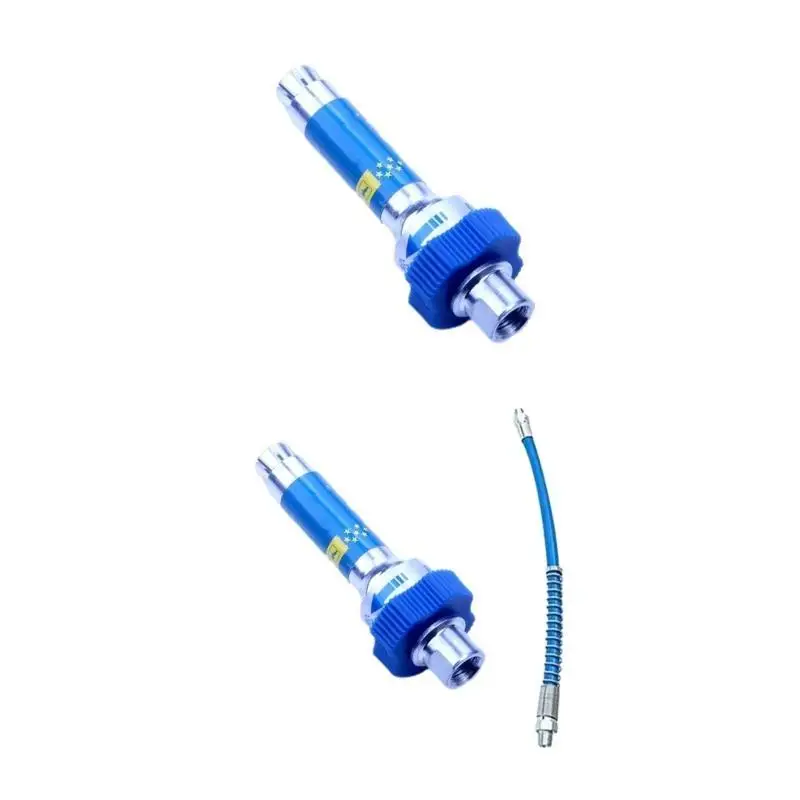 652F Metal High Pressure Grease Coupler Lock Clamp Type Grease Nozzle Hose For Mechanical Equipment Maintenance