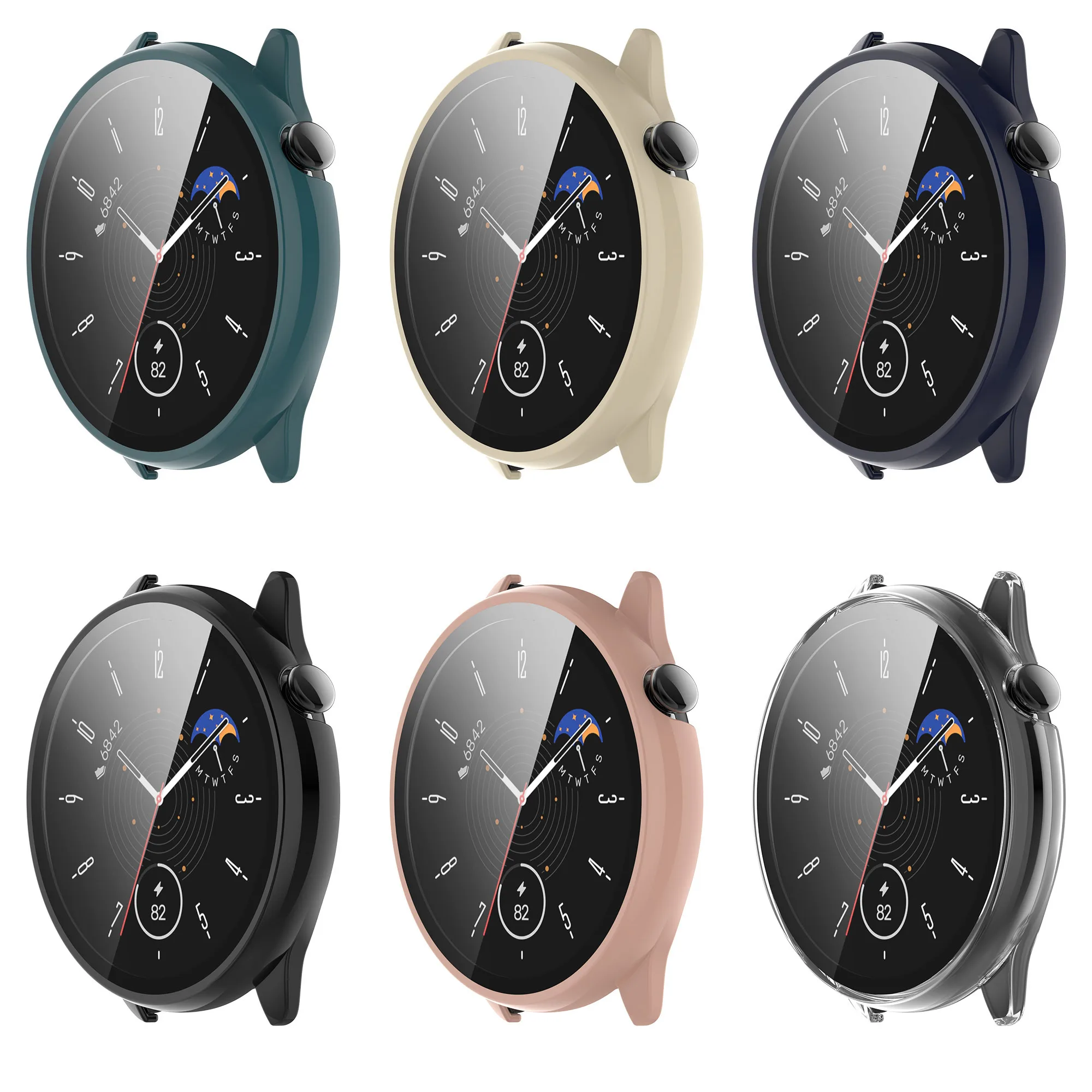 Watch Case Protective Cover for Huami Amazfit GTR Mini Hard PC Frame+ Glass Full Coverage Cases Shell Accessories