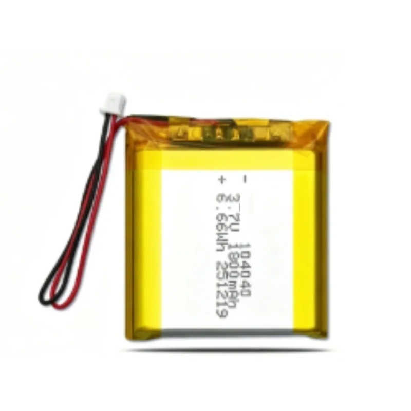 3pcs 104040 3.7V 1800mAh Polymer Lithium Battery for Digital Makeup Mirror Smart Remote Control Rechargeable Battery Cell