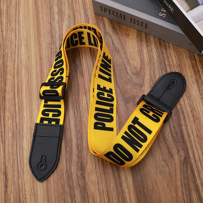 Guitar Strap Ethnic Style Thicken Adjustable Nylon Guitar Belt Colorful Printing Ukulele Bass Electric Guitar Strap Accessories