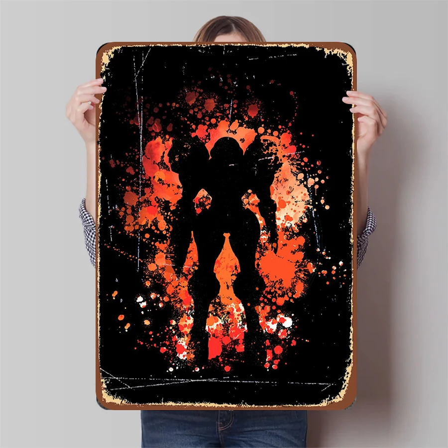 Flame Embrace Couple Silhouette Metal Wall Art Modern Home Decor Valentine's Day Gift
