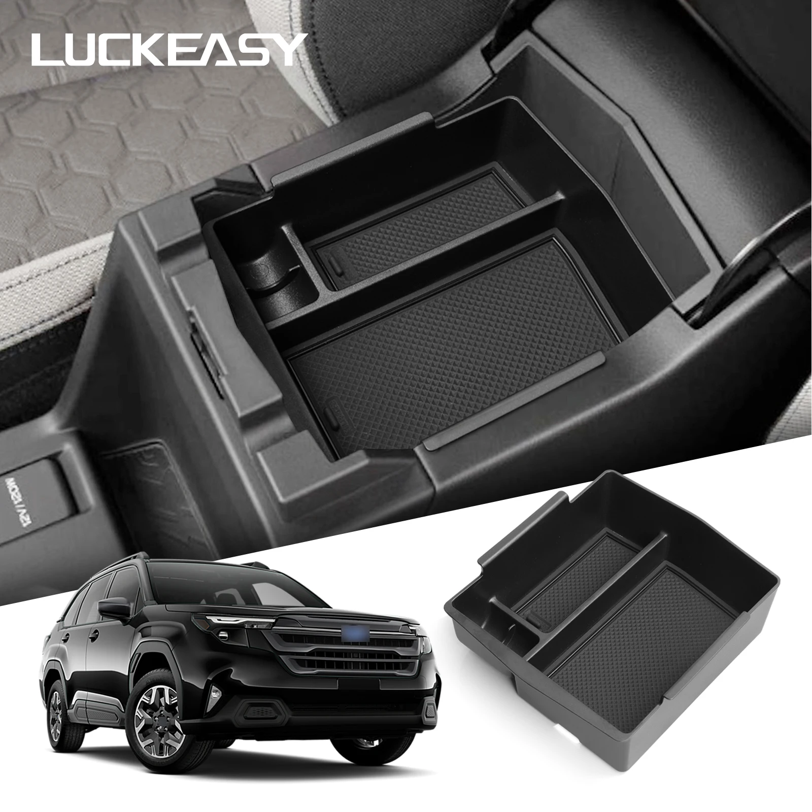 

for Subaru Forester 2024 2025 Car Armrest Storage Box Organizer Case Car Interior Accessories Center Console Storage Tray