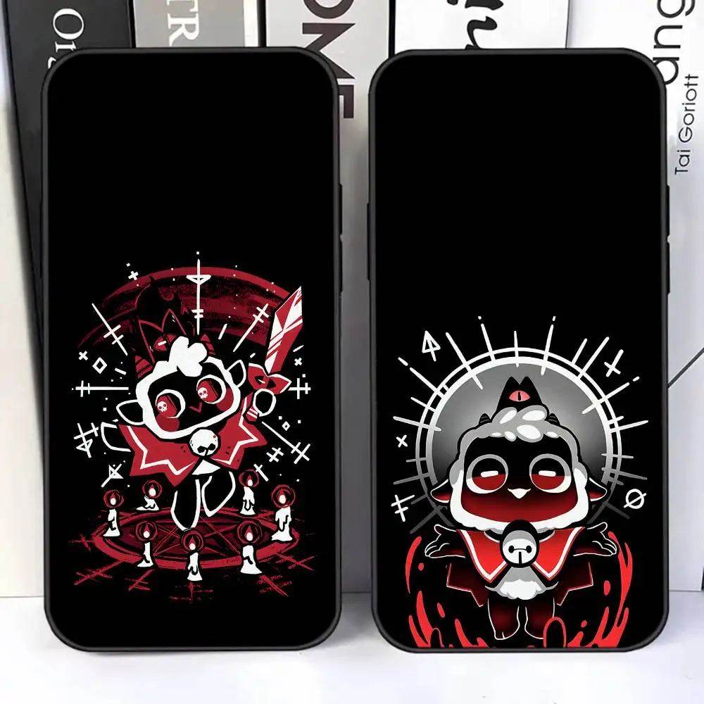 

Game C-Cult Of The Lamb Goat Phone Case For Samsung S25,S24,Ultra,S20,S30,Plus,S22,S23,Ultra,Plus,5G Soft Black