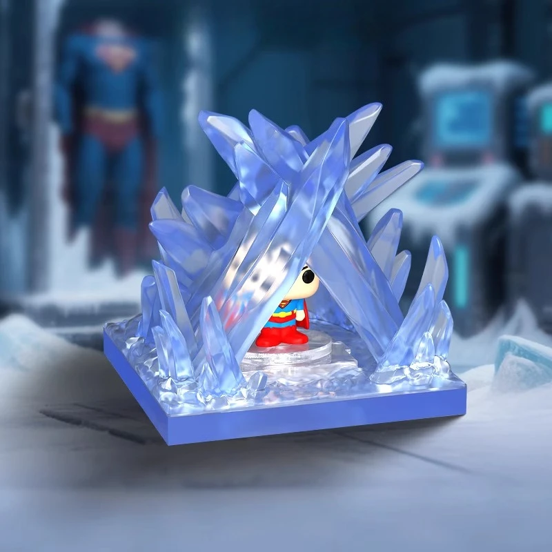 

Genuine Edition FUNKO POP DC Superman's Fortress of Solitude Anime Desktop Decoration Ornament Model Toys Collectible Model