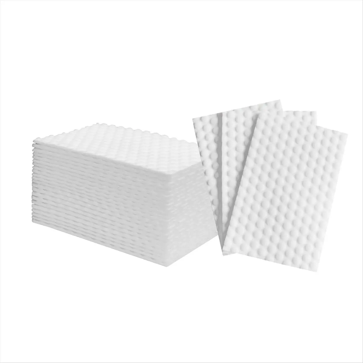 BHBL 50 PCS Magic Sponge Eraser Sheets,Convex Point Melamine Sheets,Disposable Portable Magic Cleaning Eraser Thin Wipes