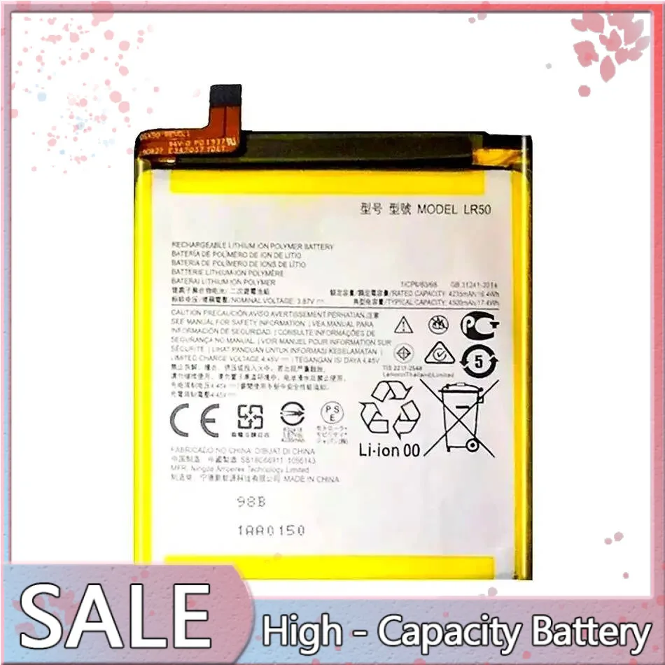 

Fast Charging LR50 Mobile Phone Battery 4500mAh Stable For Motorola Moto Edge XT2063-3