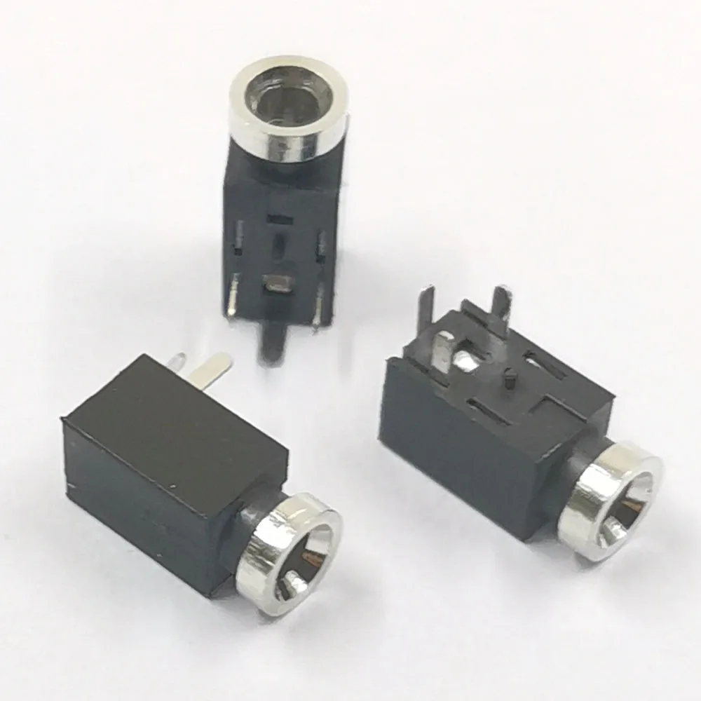 5/20PCS 2.5 mm Female Audio Connector Diameter 5mm 3 PIN DIP Headphone Jack socket PJ210 PJ-210A/2F01  Audio socket