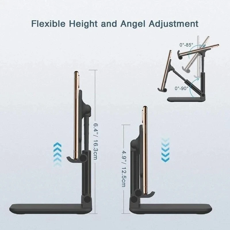 New Desk Mobile Phone Holder Stand For iPhone iPad Xiaomi Adjustable Desktop Tablet Holder Universal Table Cell Phone Stand
