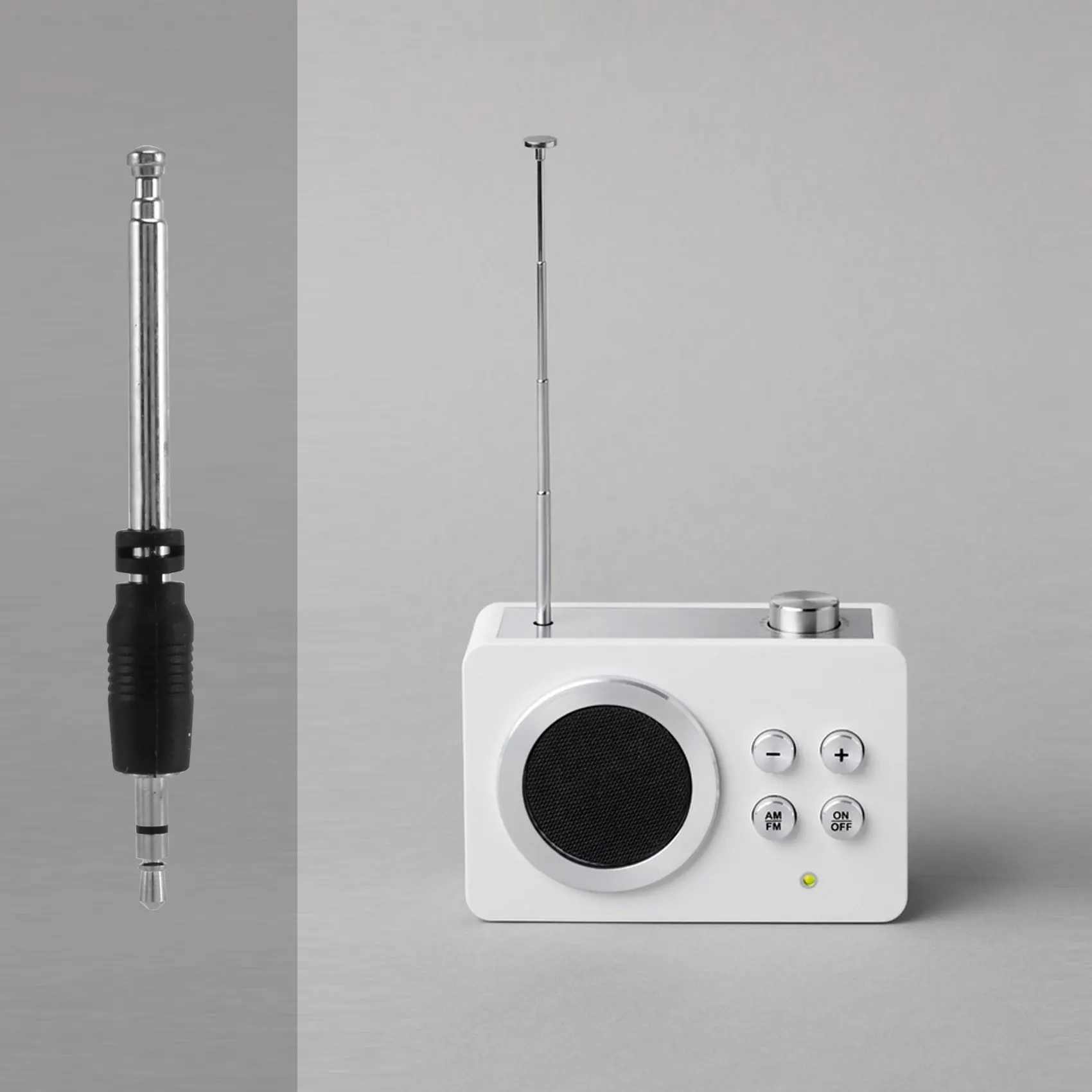 Antenna Radio 3.5Mm 4 sezioni Antenna FM telescopica Radio per telefono cellulare Mp3 Mp4 apparecchiature Audio