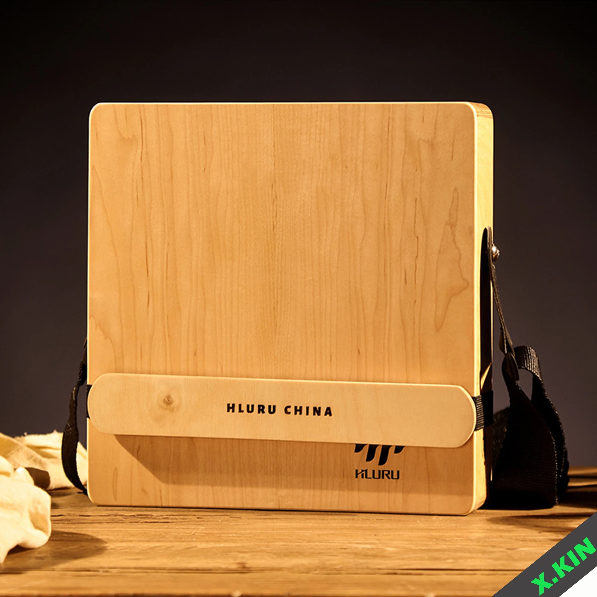 

Portable Cajon Drum - Professional Solid Wood Box Drum Percussion Instrument for Travel