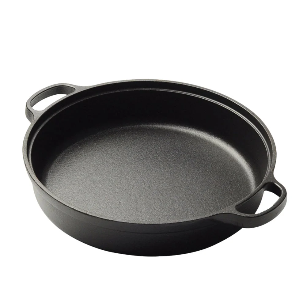 

Cast Iron Pan Skillet Non-Stick Pancake Kitchenware Binaural Egg Nonstick Cooking Pizza Home Frying