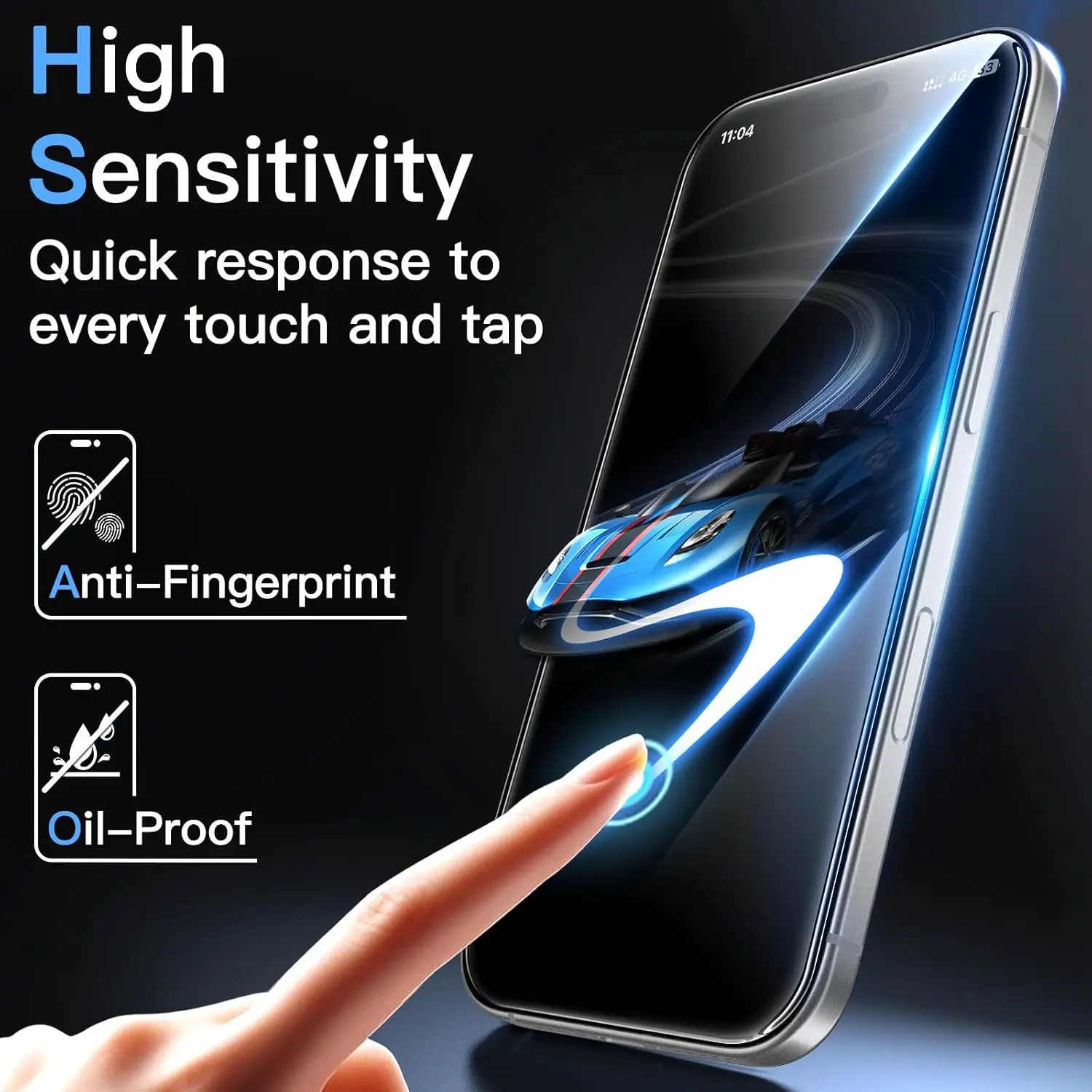 Tempered Glass Film Screen Protector for iPhone 17E 16E 17 Air 16 Pro Max 15 Plus 14 13 Mini 12 11 X XS XR SE 2022 8 Protection - view 5