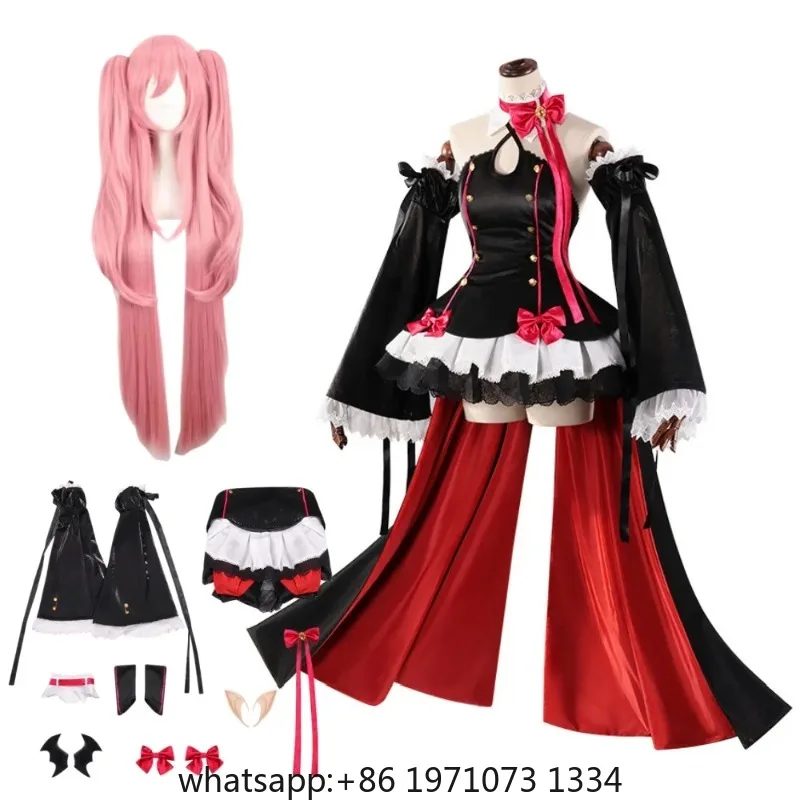 Anime Krul Tepes Cosplay Seraph Of The End Costume Wig