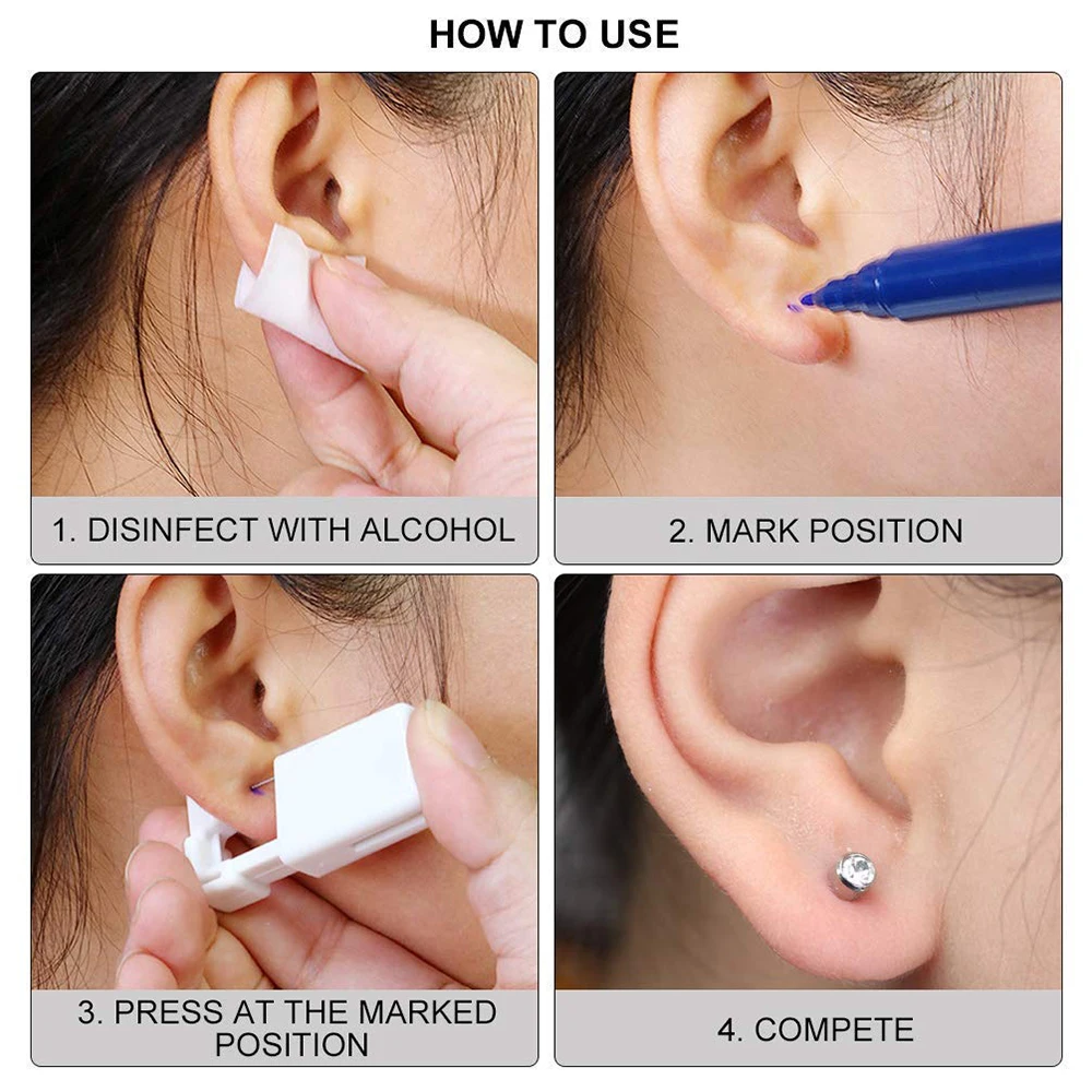 1pc Disposable Green Ear Pierc - Body Jewelry Factory review and price