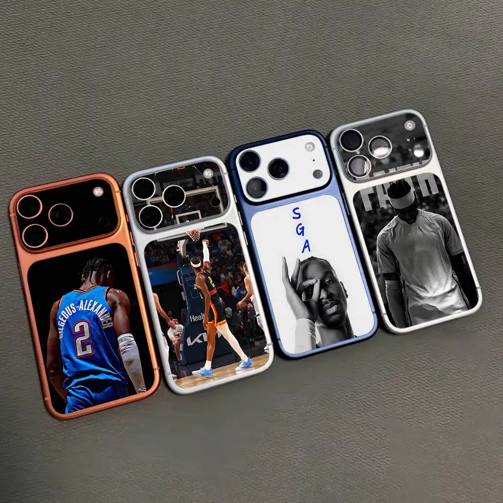 S-shai gilgeous A-alexander For iPhone 17Pro 17ProMax rear skin film,anti-scratch lens protector back cover