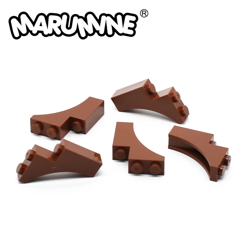 MARUMINE 1x3x3 MOC Brick Arch Branch Ladder for Tree Trunk Assembles Building Blocks 13965 Compatible Parts Accessories Modeling