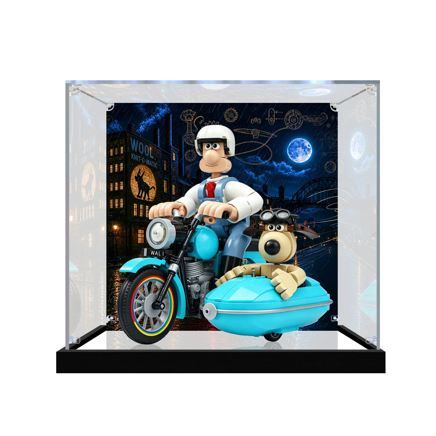 3mm Acrylic Display Case for lego 21371,Storage Showcase Box,21371 Clear Acrylic Organizer,Collectible Model Display Box