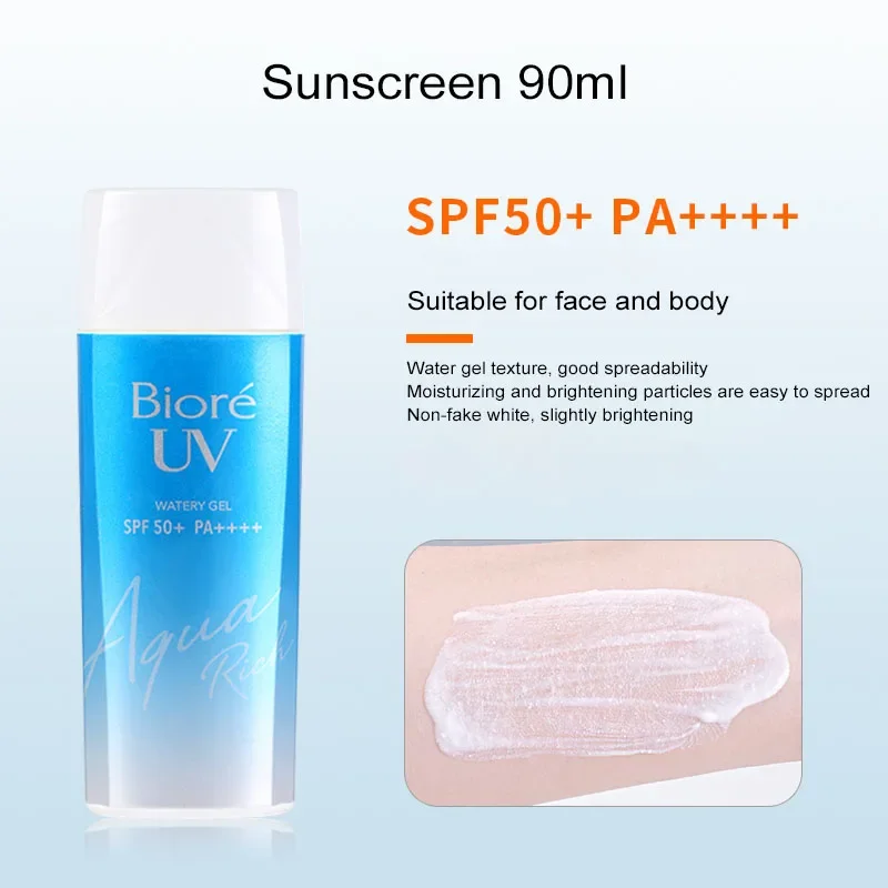 Sunscreen Cream Protector Facial Solar Sun Block Spf Gel Isolation Lotion Sun Cream Bleaching Facial Moisturizer Whitening Cream