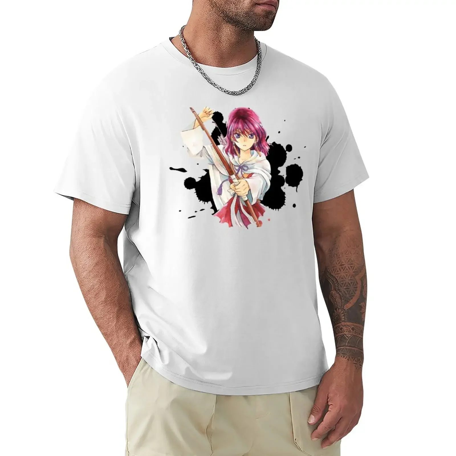 Yona of the Dawn Anime T-Shirt funnys boys animal print oversized t shirt men summer tops animal prinfor boys mens t shirts pack