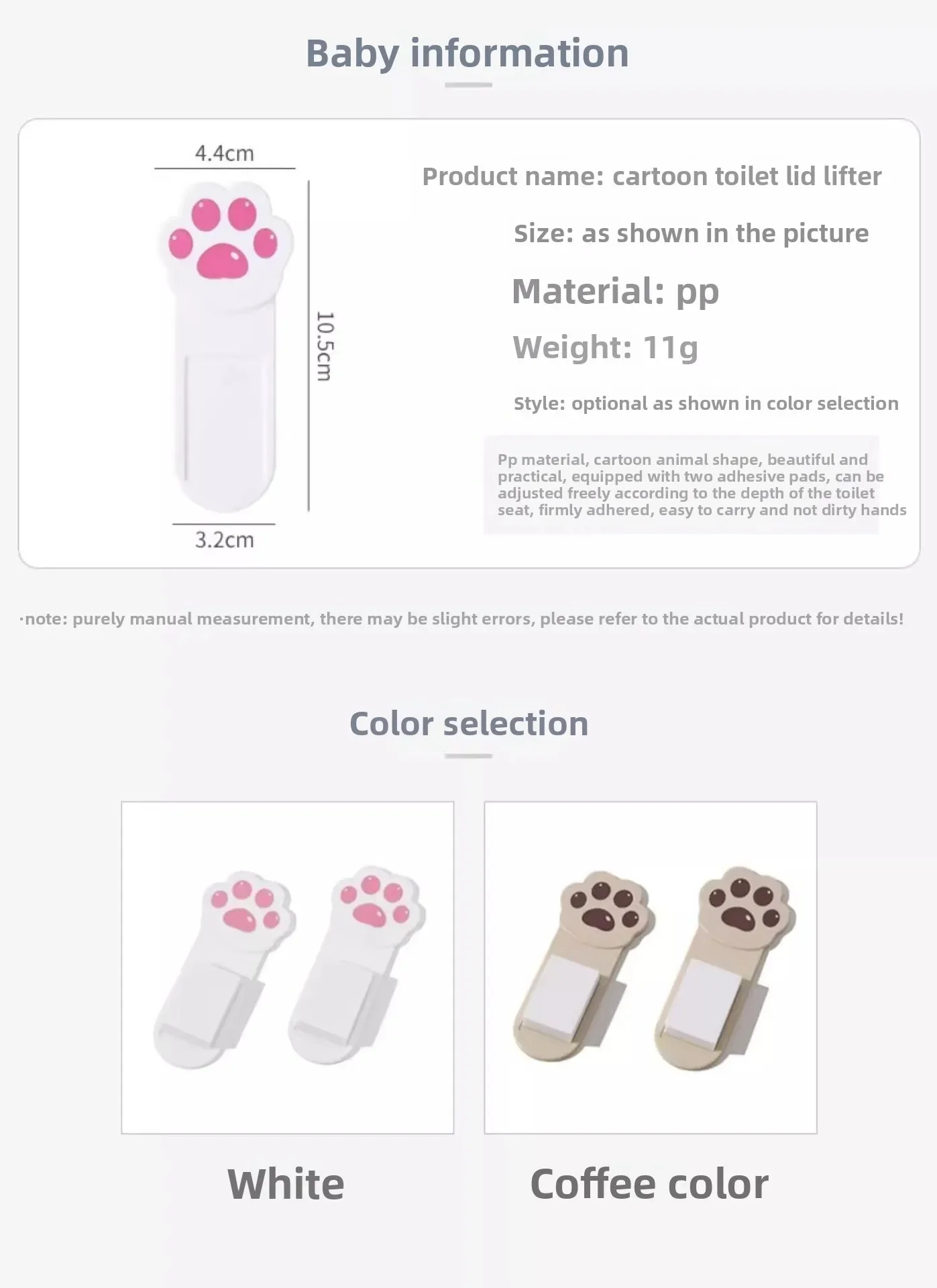 

Toilet Seat Lid Bathroom Accessories Toilet Lid Lifter Seat Handle Holder Seat Ring Flapper Bathroom Sanitary Closestool Holder