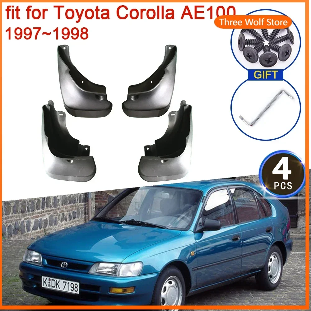 

Для Toyota Corolla AE100 E100 1997 1998 1999 брызговики брызговики передние колеса крылья стайлинга автомобиля 4 шт. аксессуары