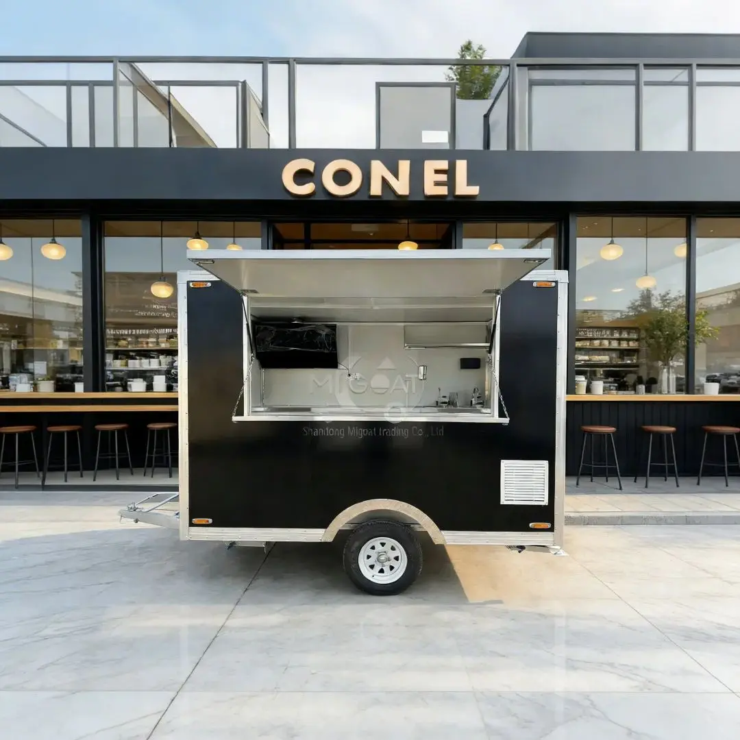

Multifunctional Street Food Trailer Mobile Kitchen Cart for Outdoor Vending Business Easy to Search