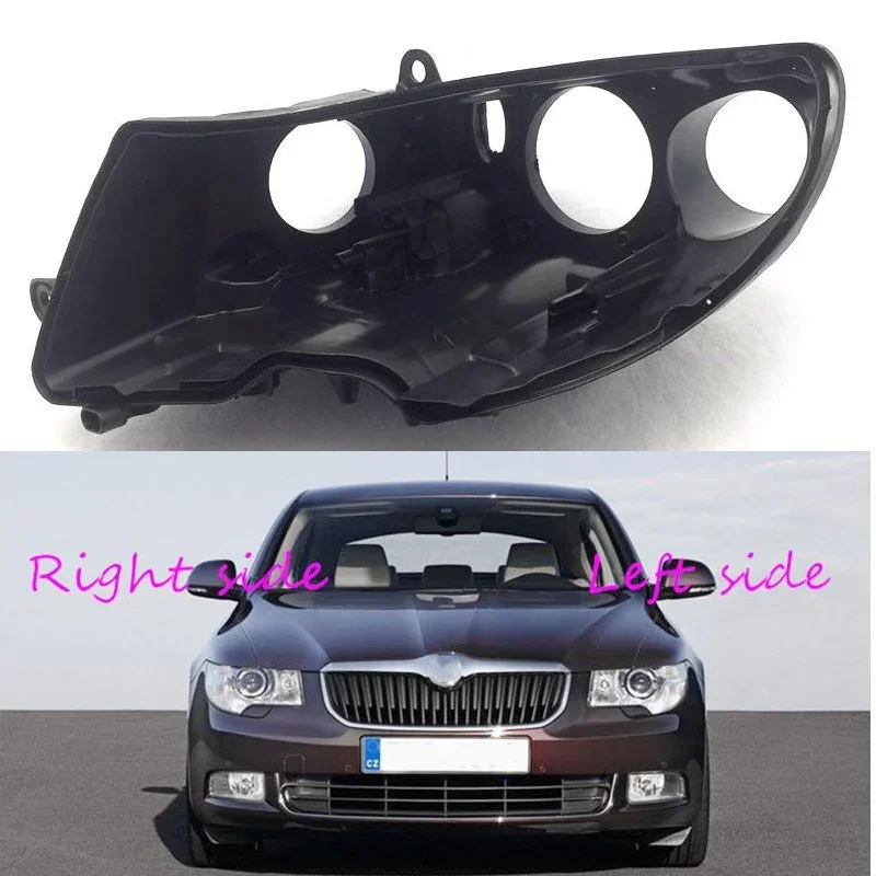 

Headlight Base for Skoda Superb 2009 2010 2011 2012 2013 Headlamp House Car Rear Base Front Auto Headlight Back House