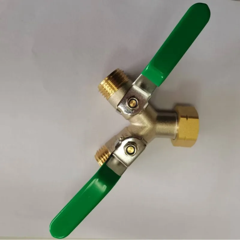 Strong Brass Y 2 Way Ball Valves with Corrosion Resistance Universal Pipe Fitting Valves Uprades for Home Heating