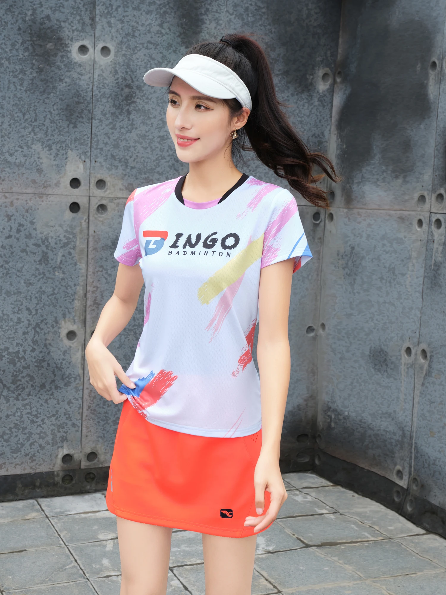 Badminton Training Shirts Women Breathable Table Tennis Short Sleeve Golf Sportswear Ping Pong Quick Dry Outwork Clothes