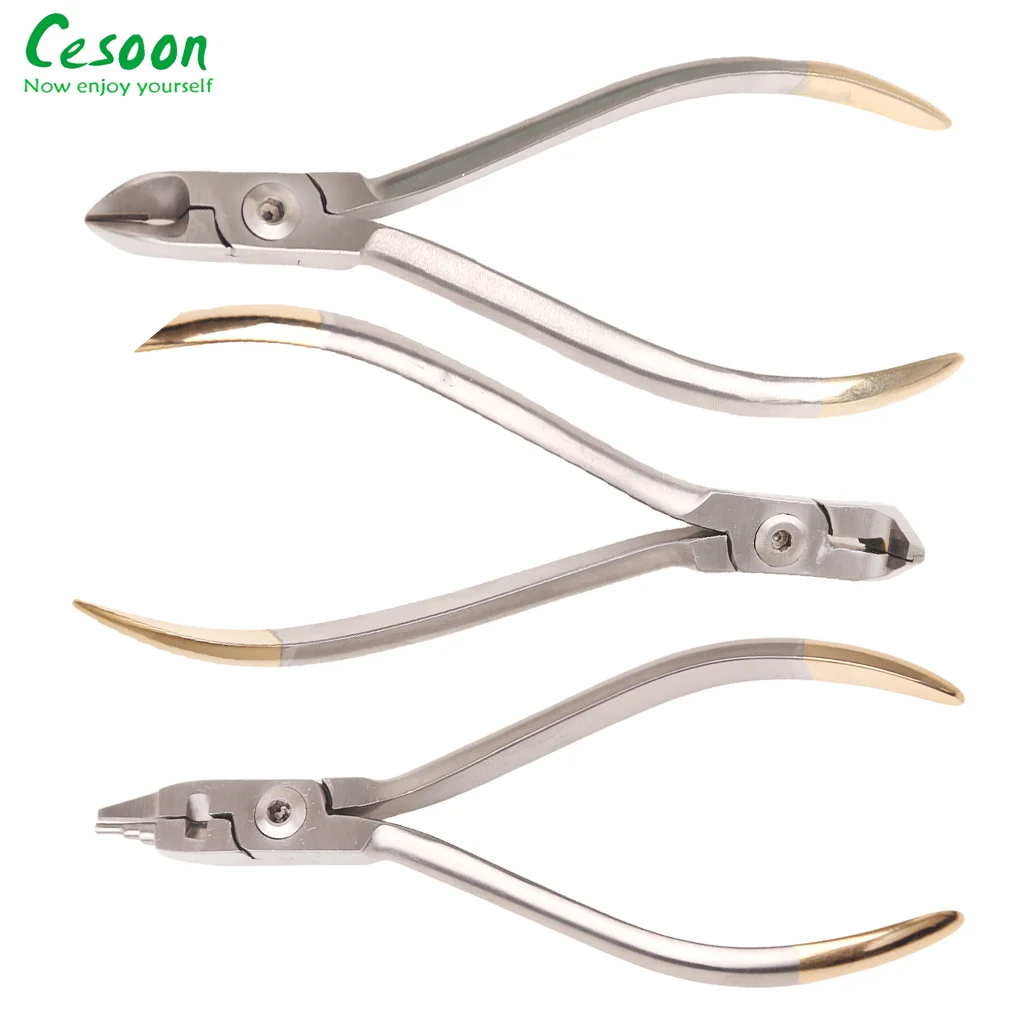 Dental Pliers Stainless Steel Orthodontic KIM Combination Plier Dentistry Oral Instruments For Thin Wire And Distal End  Cutter