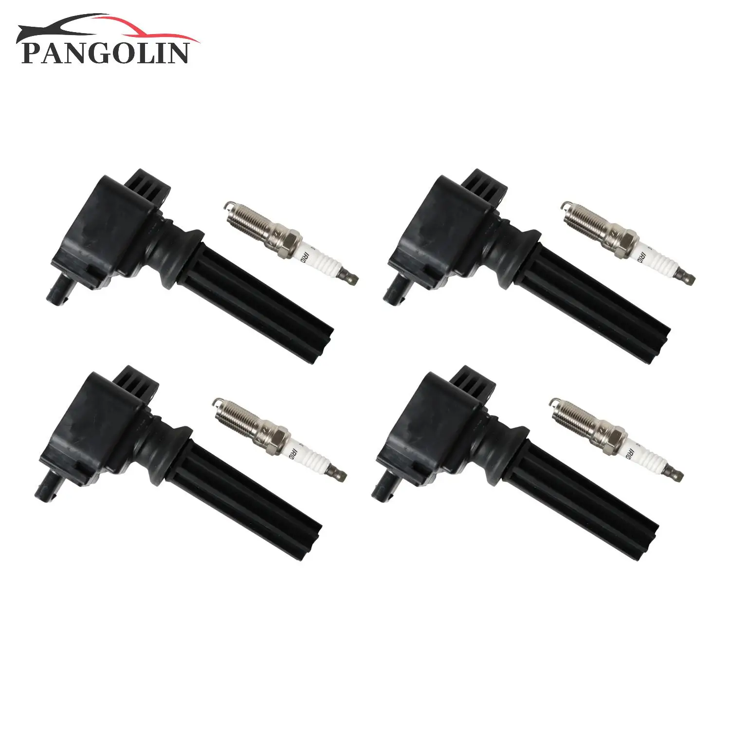 

4PCS Ignition Coils 6736203 CM5Z12029A UF670 DG546 + 4PCS Iridium Spark Plugs 95605 For Ford Fusion Focus Explorer Lincoln